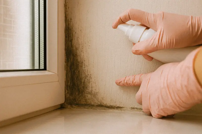 습기 많은 집 인테리어 - 곰팡이 해결 청소법, mold cleaning solution
