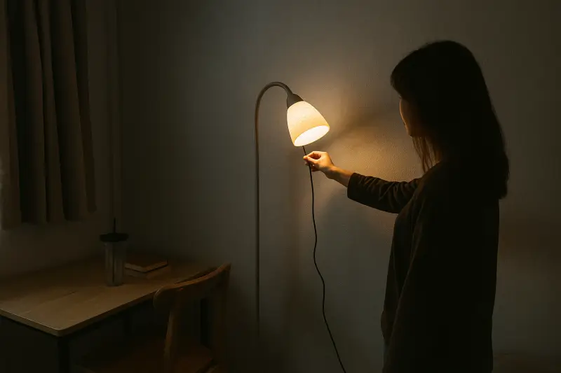 조명 인테리어 - 채광 없는 원룸 인테리어, dark room interior lighting