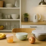 이케아 주방도구 추천템 실리콘 멀티 덮개 사용 장면