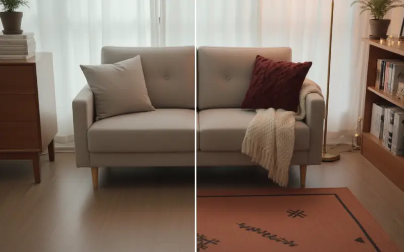 가을 인테리어 Before After, autumn decor before after