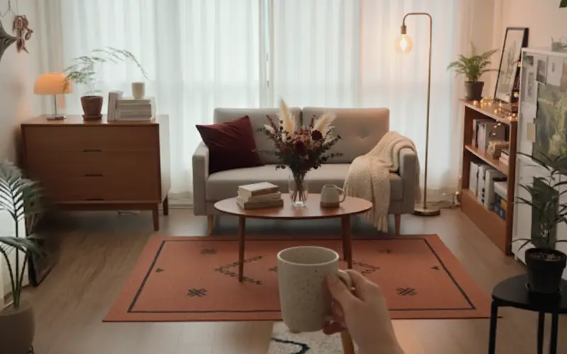 가을 인테리어 90분 셋업, quick autumn interior setup