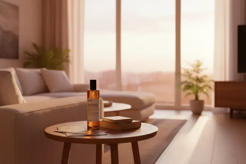 이솝 이스트로스 룸 스프레이, 거실 인테리어, 힐링 선물, 자연주의 감성, Aesop Istros, room spray, living room decor