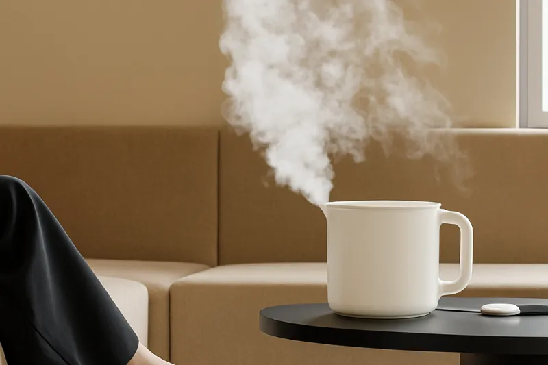 스테인리스 가습기 - 겨울철 원룸 가습기 생활공간