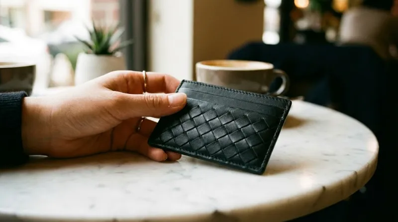 30대 남자 명품 카드 지갑 보테가 베네타