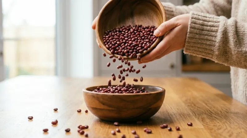 액운을 막아주는 붉은 팥 이미지