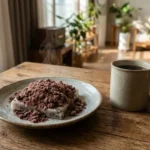 2025년 동지 - 애동지에 먹는 팥시루떡과 커피