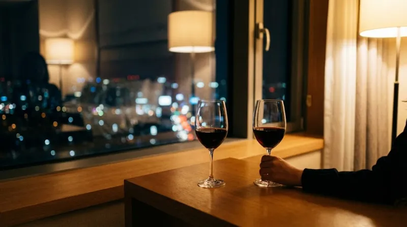 서울 겨울 실내 데이트 호캉스 와인