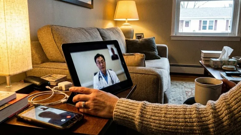 비대면 진료 이용 모습