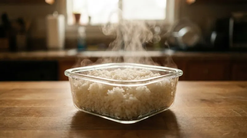 스팀홀이 있는 전자레인지 전용 냉동밥 보관 용기