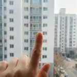 투명 TPU 방풍 비닐 설치 모습