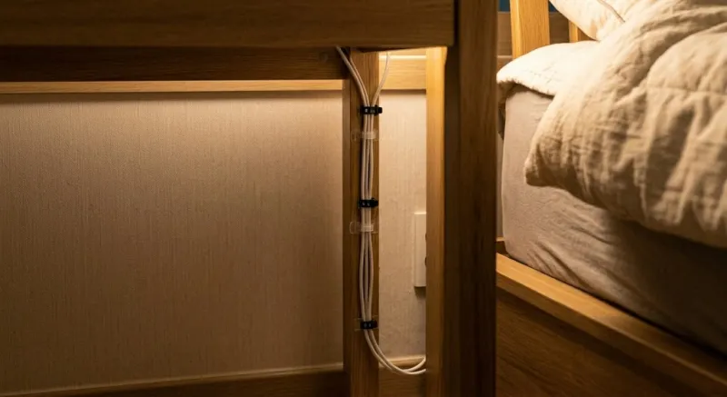 케이블 타이로 완성하는 깔끔한 선정리 팁