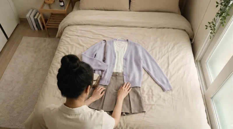 알러지 케어 이불 위 봄 하객룩 코디