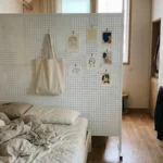 원룸 공간분리 타공판 파티션 인테리어